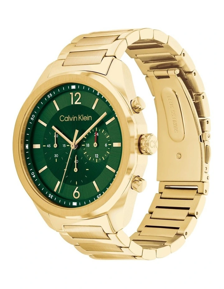 Force Stainless Steel Watch in Green Calvin Klein Force Stainless Steel Watch In Green -Calvin Klein Sales